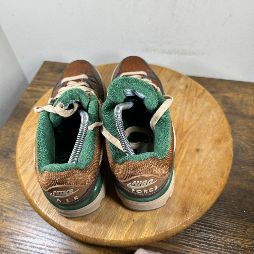Nike Air Force 3 Nigo Baroque Brown Green HQ0260-201 Mens 7.5